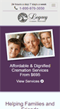 Mobile Screenshot of legacycremationservices.com